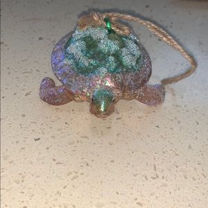 Glitter Sea Turtle Ornament